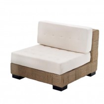 CHAIR-ARMLESS-WOVEN RATTAN-CRE