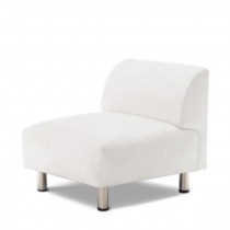 CHAIR-ARMLESS-SECT-WHT ULTRSDE