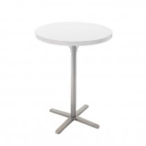 TABLE-BARHEIGHT-WHITE LAMINATE