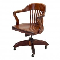 CHAIR-OAK-BOE-SWIVEL-W/ARMS