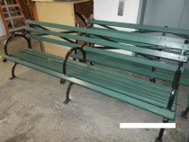 PARK BENCH-8' City Parks |Green Slats