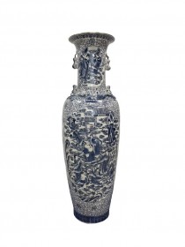 Giant Chinoiserie Vase (75"H)