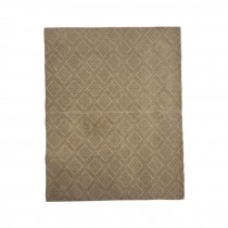 RUG-8X10-GRAY-CARVED FLOWERS