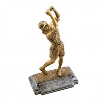 Trophy- Woman Golf Faux Bronze