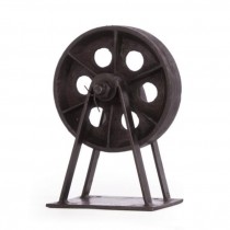 WHEEL-INDUSTRIAL-ON PLATE-SM