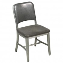 CHAIR-Vintage Armless Office Chair-Metal Frame