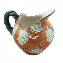 PITCHER-ORANGE W/ACORNS&OAK LE