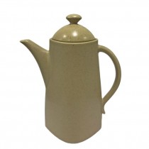 COFFEE POT-SAND-STONEWARE