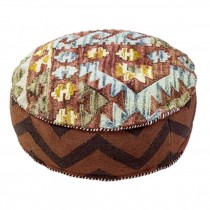 Ottoman-Pouf Round Moroccan