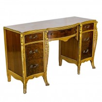 DESK-Ornate 2 Toned-7 Drawer