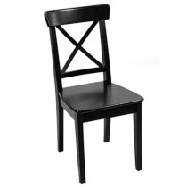 Black X-Back Chair