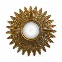 Starburst Gold Leaf Mirror 24"