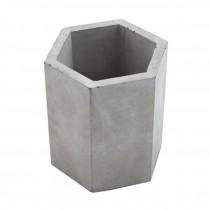 Cement Pencil Holder/Pentagon