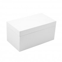 White Lacquer Box 7 7/8"