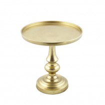 Goldtone Cake Plate