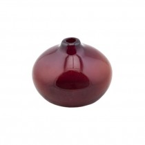 Sm Blood Red Glass Bud Vase