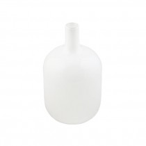 White Glass Bottle/Vase