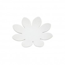 White Flower Petal Plate