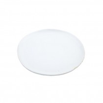 Round White Glaze Plate