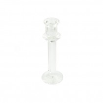 Crystal Pedstal Candlestick 9"