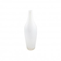 VASE-Translucent White Glass