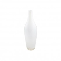 VASE-Translucent White Glass