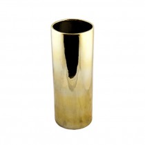 VASE-Tall Liquid Gold Metalic