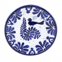 Blu,Wht, & Black Plate(Bird)