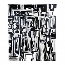 Painting Blk&Wht Squiggles