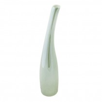 Sage Colored Glass Stem Vase