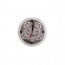 Gear Wall Clock White Rim