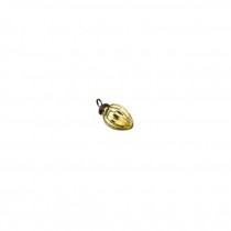 Gold Mercury Ribbed Teardrop