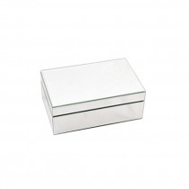 Mirrored Glass Box W/Lid