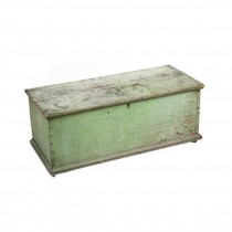 TRUNK-Light Green Wood Chest