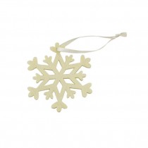 ORNAMENT- Wood Snowflake