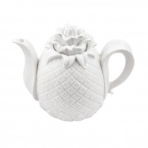 TEA POT- Pineapple White