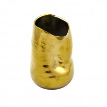 VASE- Gold Abstract
