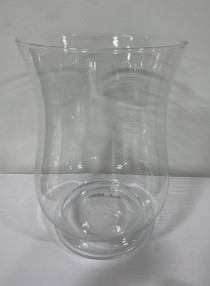 HURRICAN CANDLE HOLDER-Clear Glass