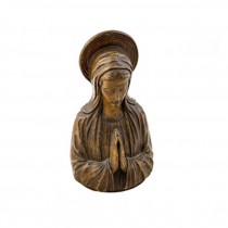 BUST- Wood Praying Angel