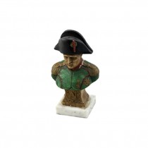 BUST- Napolean Painted Wood