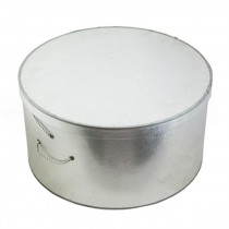 Hat Box- Silver Bergdorf Gdmn