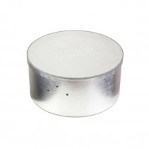 HAT BOX- Silver Bergdorf Gdmn