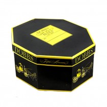 Hat Box-Ocatagon Blk & Yellow