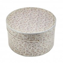 HAT BOX- Paisley Pattern 12"