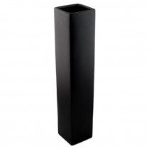 VASE- Black Square Tall