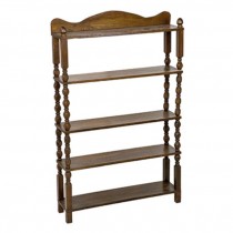 5 Shelf Bookcase Spindle Poles