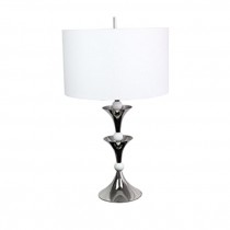 Lamp-Silver W/White Balls