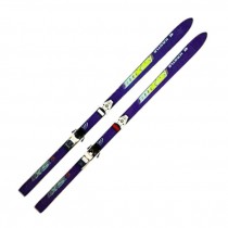 Pair of Snow Skis-Purple/Yellow