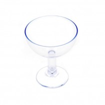 Clear Plastic Oversized Goblet