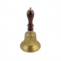 Brass Captain's Bell/Brwn Hand